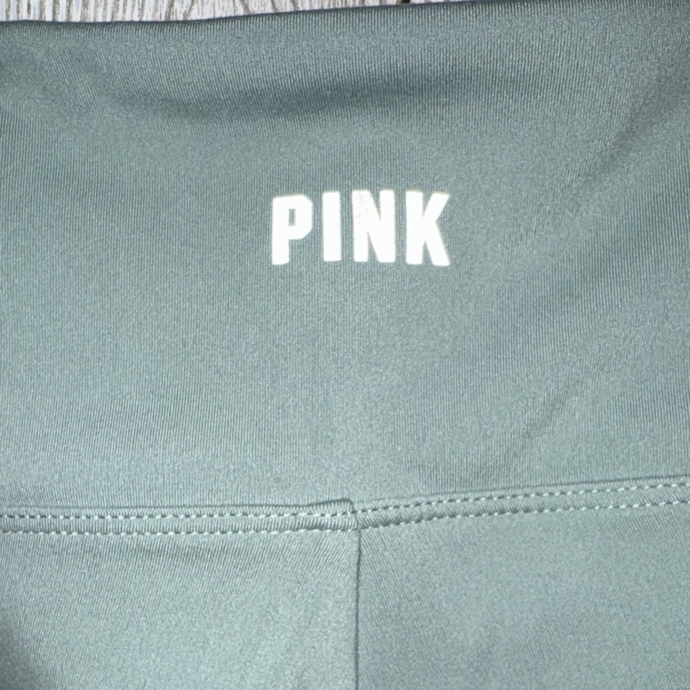 PINK Victoria's Secret Sage Lace-Up Leggings - Picture 4 of 8